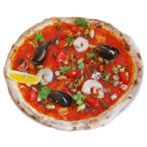 Pizza cu fructe de mare